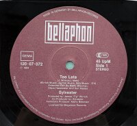 Sylvester - Too Late [Vinyl LP]