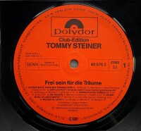 Tommy Steiner - Frei Sein Für Die Träume [LP] |...