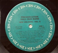Preservation Hall Jazz Band - New Orleans. Vol. II [LP] | CBS - FM 37780 | US, 1982 | VG/EX