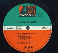 Yes - The Yes Album [LP] | Atlantic - 40 106 | Germany |...