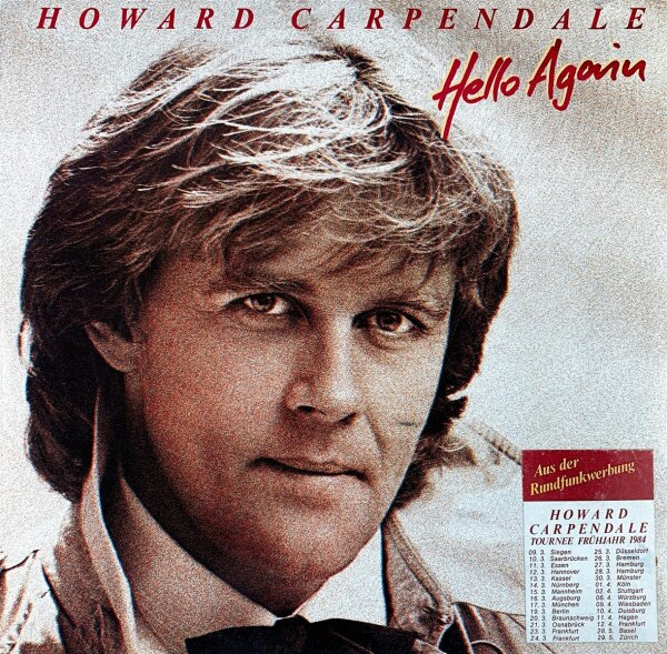 Howard Carpendale - Hello Again [LP] | EMI - 1C 066 1468671 | Europe, 1984 | VG/VG+