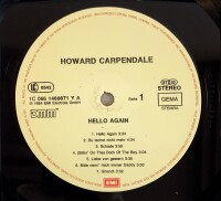 Howard Carpendale - Hello Again [LP] | EMI - 1C 066 1468671 | Europe, 1984 | VG/VG+