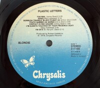 Blondie - Plastic Letters [LP] | Chrysalis - 51-1166 |...