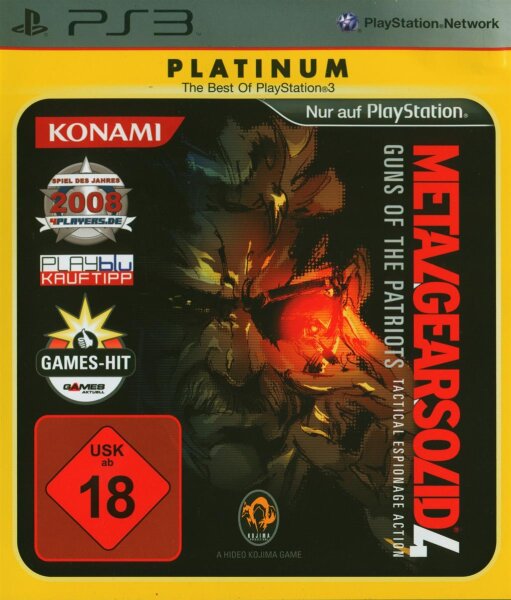 Metal Gear Solid 4: Guns of the Patriots [Platinum]