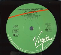 Orchestral Manœuvres In The Dark - (Forever) Live And Die (Extended Remix) [12 Maxi] | Virgin - 608 478-213 | Europe, 1986 | EX/EX