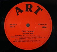 Fats Domino - Greatest Hits [LP] | ART - AA 8612 | Europe | NM/EX