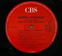 Barbra Streisand - A Collection Greatest Hits...And More [LP] | CBS - 465845 1 | NM/EX