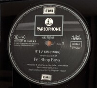 Pet Shop Boys - Its A Sin (Remix) [LP] | Parlophone - 1C...