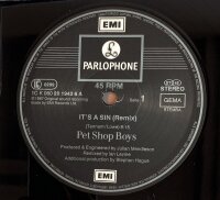 Pet Shop Boys - Its A Sin (Remix) [Vinyl LP]