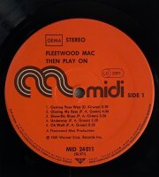 Fleetwood Mac - Then Play On [Vinyl LP]