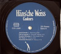 Hänsche Weiss - Couleurs [LP] | CC-Records - 2081 |...
