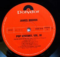 James Brown - Pop History Vol 3 [Vinyl LP]