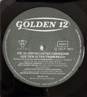 Helen Vita - Die Allerfrechsten Chansons Aus Dem Alten Frankreich [LP] | Golden 12 - G 12/LP 2501 | Germany | NM/VG+