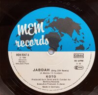 Koto - Jabdah (The Original ZYX Remix) [Vinyl LP]