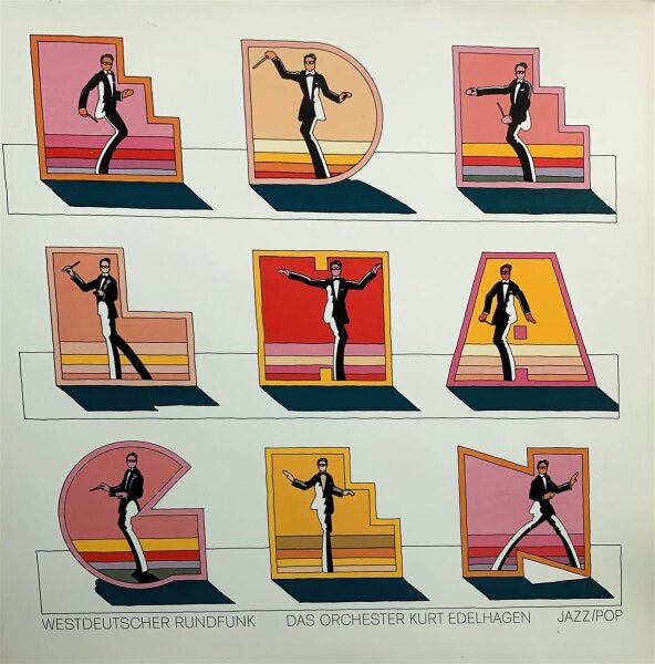 Das Orchester Kurt Edelhagen - Jazz/Pop [LP] | Westdeutscher Rundfunk - F 60.419 | Germany, 1972 | NM/EX