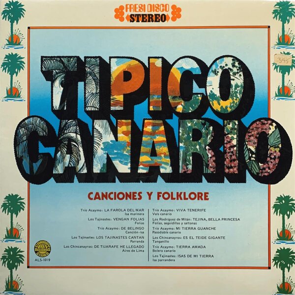 Various - Tipico Canario - Canciones Y Folklore [LP] | Canary Records - ALS-1.019 | Spain, 1976 | NM/NM