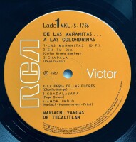 Mariachi Vargas De Tecalitlan - De Las Mañanitas... A Las Golondrinas [LP] | RCA Victor - MKS-1756 | Mexico | NM/EX