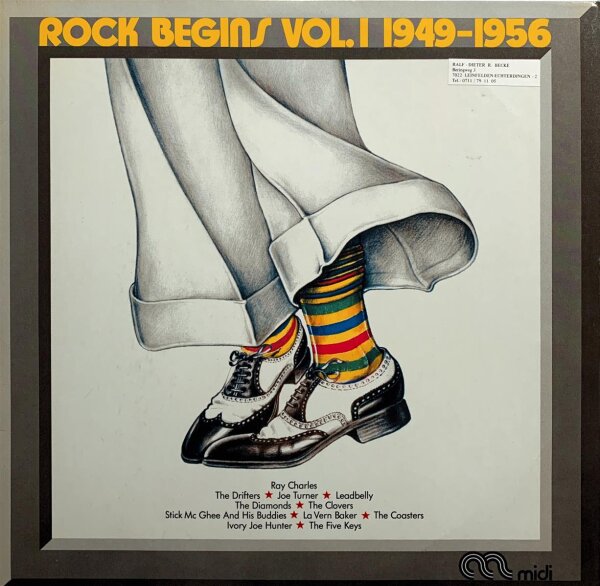 Various - Rock Begins Vol. I 1949-1956 [LP] | Midi - MID 60 022 | Germany, 1972 | EX/EX