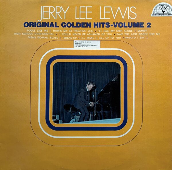 Jerry Lee Lewis - Original Golden Hits - Volume 2 [LP] | Sun - 6467 008 | UK | EX/VG+