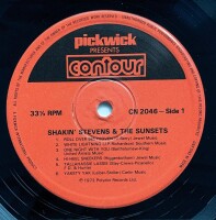 Shakin Stevens And The Sunsets - same [LP] | Contour - CN 2046 | UK, 1981 | EX/VG+