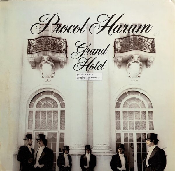 Procol Harum - Grand Hotel [LP] | Chrysalis - 27 407-6 | Germany, 1973 | NM/VG+