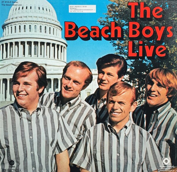 The Beach Boys - Live [LP] | Electrola - 27 414-2 | Germany | EX/EX