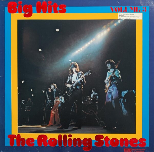 The Rolling Stones - Big Hits Volume 3 [LP] | Decca - 66 230 4 | Germany, 1977 | NM/VG