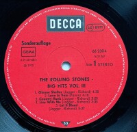 The Rolling Stones - Big Hits Volume 3 [LP] | Decca - 66...