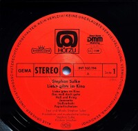 Stephan Sulke - Liebe Gibts Im Kino [LP] | HÖR ZU -...