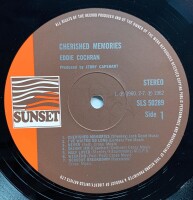 Eddie Cochran - Cherished Memories [LP] | Sunset Records...