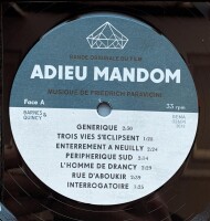 Friedrich Paravicini - Adieu Mandom [LP] | Barnes &...