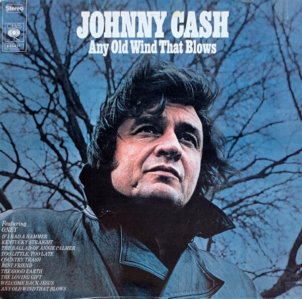 Johnny Cash - Any Old Wind That Blows [LP] | CBS - S 65431 | Netherlands, 1973 | VG+/VG
