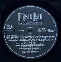 Meat Loaf - Bad Attitude [LP] | Arista - 206 619 |...