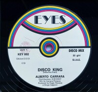 Alberto Carrara - Disco King [LP] | Eyes - KEY 002 |...