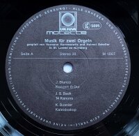 Hermann Harrassowitz Und Helmut Scheller - Musik Fur Zwei Orgeln [Vinyl LP]