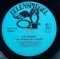 Jack Grunsky - The Patience Of A Sailor [Vinyl LP]