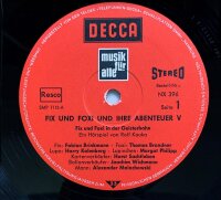Rolf Kauka - Fix Und Foxi Und Ihre Abenteuer Folge 5 [LP] | Decca - NX 396 | Germany | G+/VG