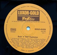 Various - RocknRoll Explosion [LP] | Luxor-Gold - 41 033 | NM/EX
