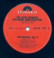 The Lovin Spoonful Featuring John Sebastian - Pop History Vol 5 [LP] | Polydor - 2625 010 | VG/VG