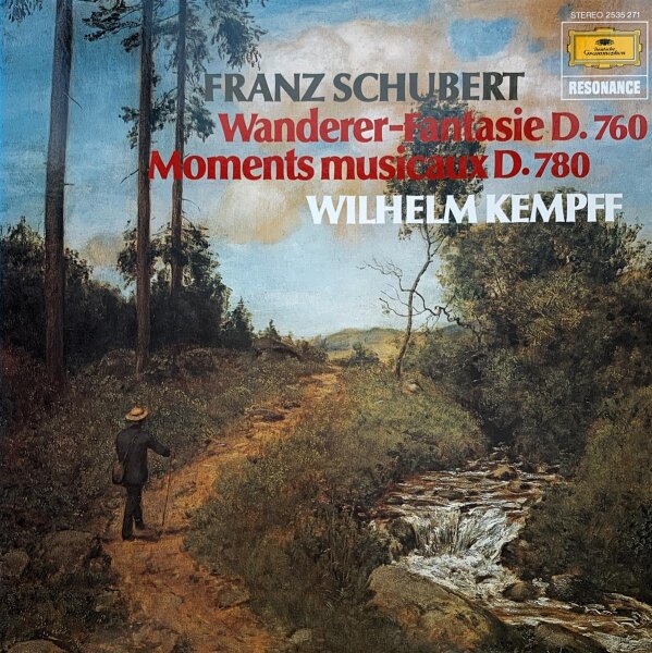Franz Schubert - Wilhelm Kempff - Wanderer-Fantasie D. 760, Moments Musicaux, D. 780 [LP] | Deutsche Grammophon - 2535 271 | Germany, 1976 | NM/EX