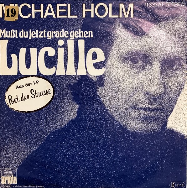 Michael Holm - Mußt Du Jetzt Grade Gehen Lucille [Vinyl 7 Single]