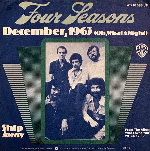 Four Seasons - December, 1963 (Oh, What A Night) [Vinyl 7 Single]
