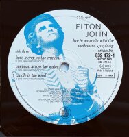 Elton John With The Melbourne Symphony Orchestra - Live In Australia [Vinyl LP]