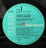 Lionel Hampton - Masters Of Jazz Vol. 8 [2LP] | RCA - CL 42 282 | Germany, 1978 | EX/EX