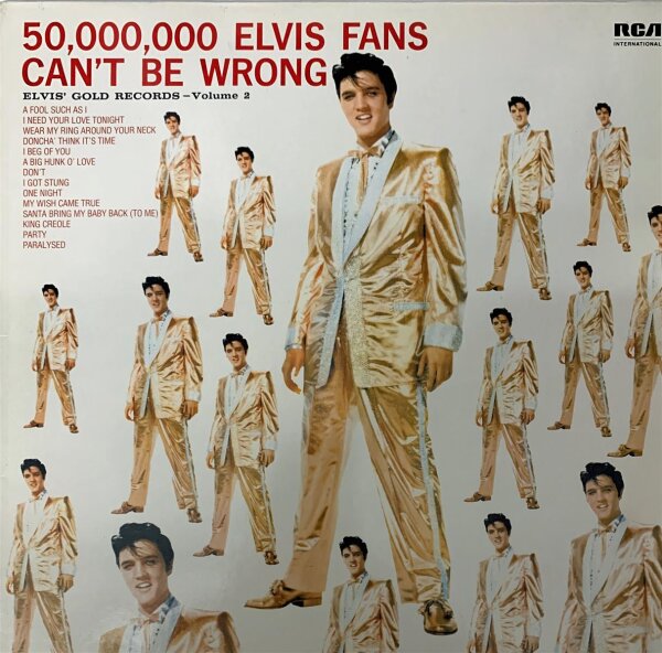 Elvis Presley - 50,000,000 Elvis Fans Cant Be Wrong (Elvis Gold Records, Vol. 2) [LP] | RCA - NL 89429 | Germany, 1985 | EX/EX