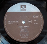Zoltán Kodály, Frank Martin - Missa Brevis / Messe Für Vierstimmige Chöre [LP] | FSM Aulos - FSM 53 528 AUL | Germany, 1978 | NM/EX