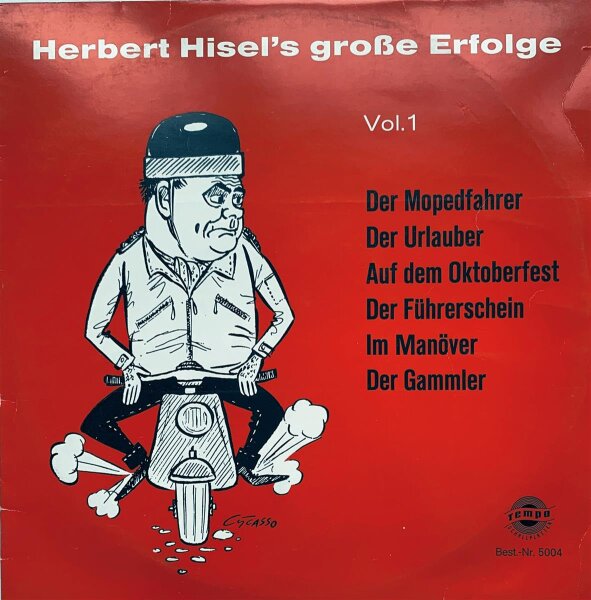 Herbert Hisel - Herbert Hisels Große Erfolge - Vol. 1 [LP] | Tempo - 5004 | Germany | VG+/VG
