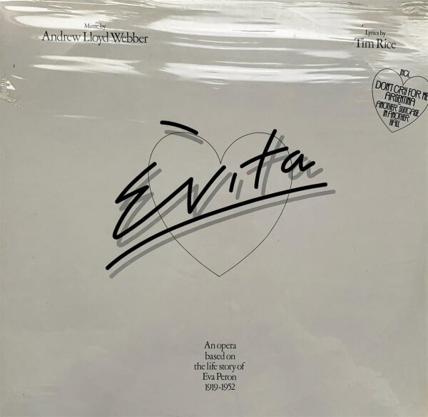 Andrew Lloyd Webber, Tim Rice - Evita [LP] | Ariola - 300 757-420 | Germany, 1980 | M/VG+