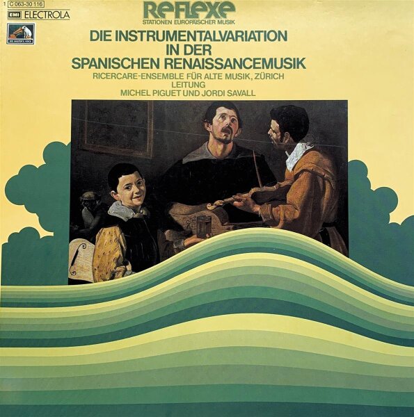 Ricercare-Ensemble: Zürich, Michel Piguet Und Jordi Savall - Die Instrumentalvariation In Der Spanischen Renaissancemusik [LP] | EMI Electrola - 1C 063-30 116 | Germany, 1973 | NM/EX
