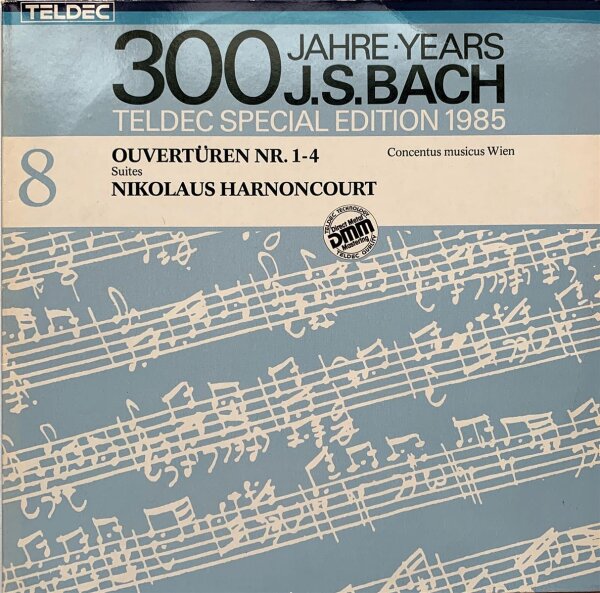 J. S. Bach, Concentus Musicus Wien, Nikolaus Harnoncourt - Ouvertüren Nr. 1-4 (Suites) [Vinyl LP]